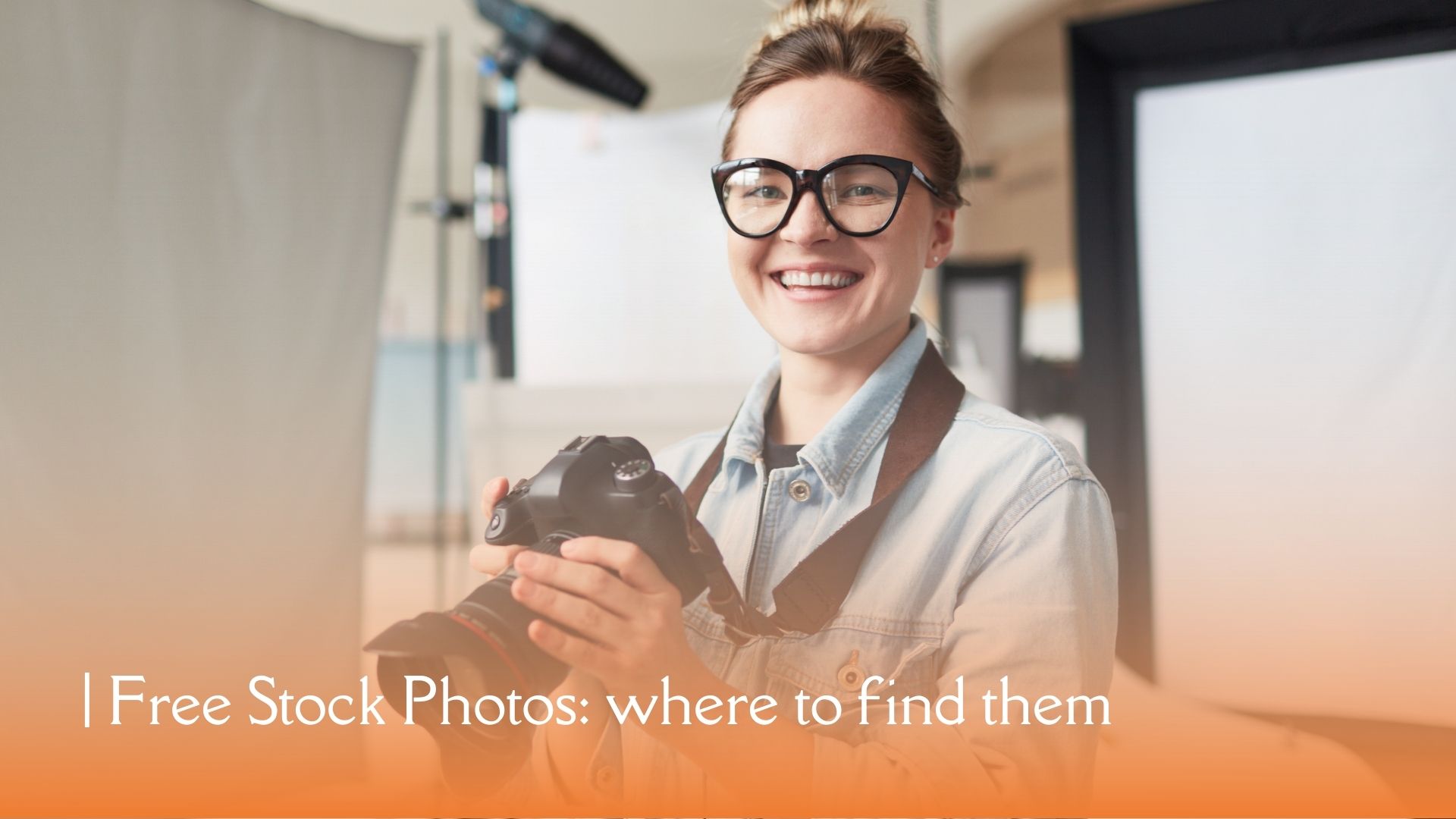 Photographer taking free stock pictures